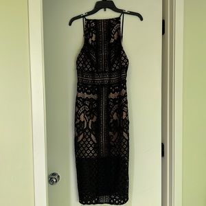 KEEPSAKE the label lace midi dress